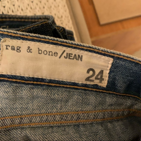 Rag & bone Boyfriend busted out knees jeans - Picture 8 of 11